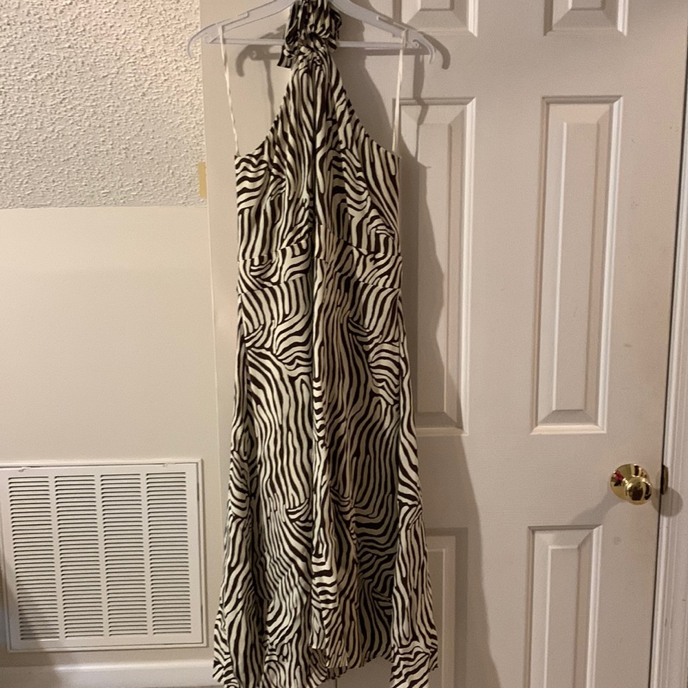 Bentley A  zebra print dress